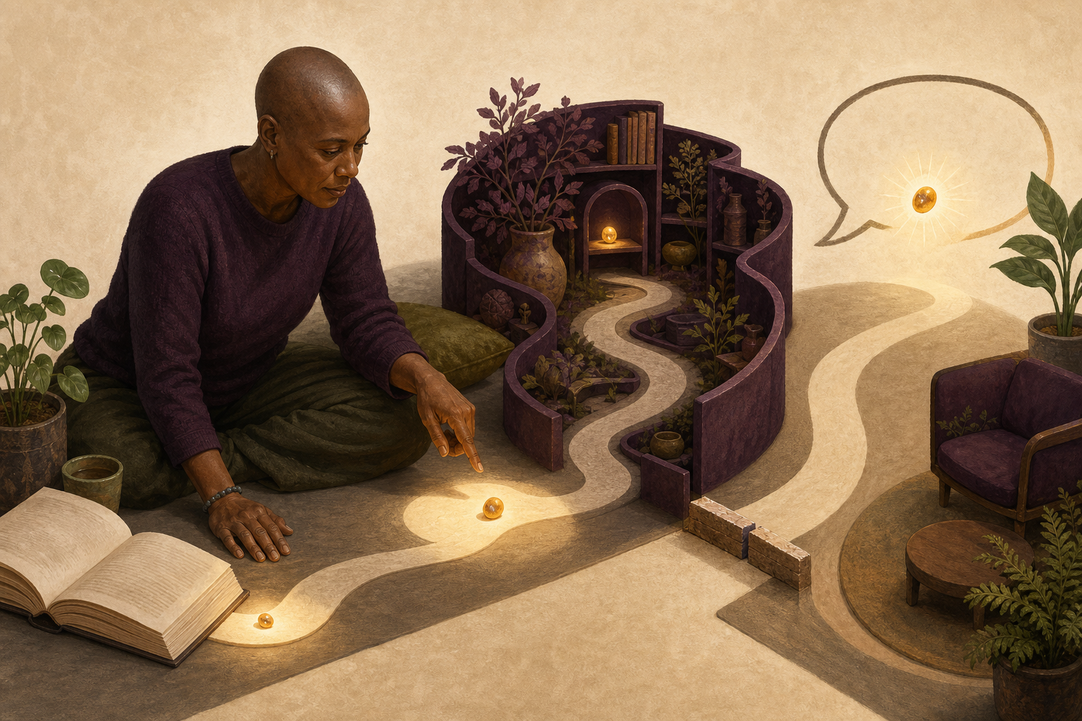 A learner tracing where a target word stops along a path from reading to independent use